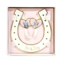 Lucky In love Me to You Bear Metal Wedding Horseshoe Extra Image 1 Preview
